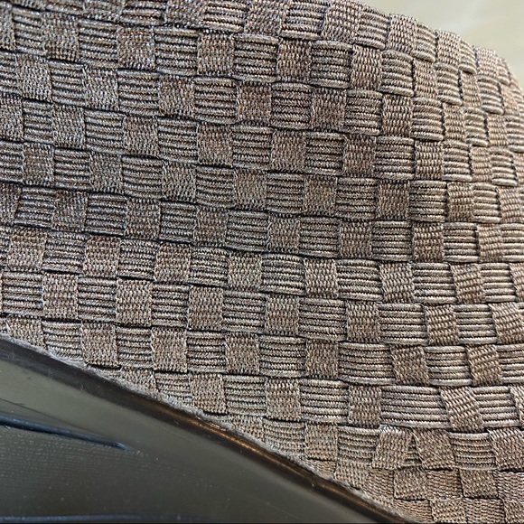 Bernie Mev Woven Slip-On Wedge Shoes - Picture 15 of 16